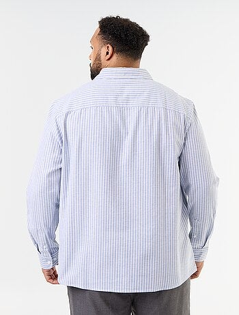 Chemise rayée à manches longues
