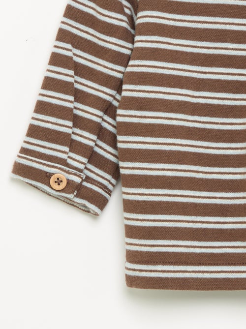 Chemise rayée à manches longues - Kiabi Chemise rayée à manches longues - Kiabi
