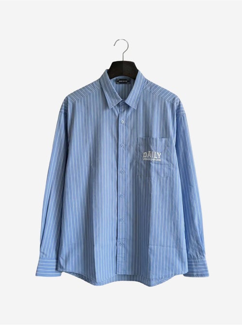 Chemise rayée à manches longues pour homme giesto avec broderie - Kiabi Chemise rayée à manches longues pour homme giesto avec broderie - Kiabi