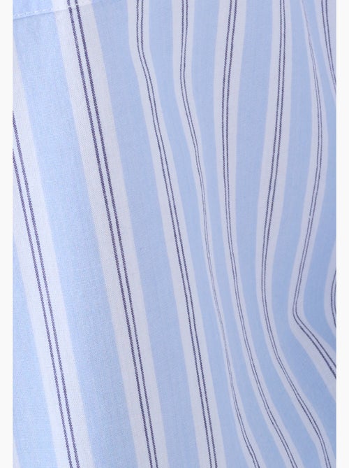 Chemise rayée en popeline - Damart - Kiabi