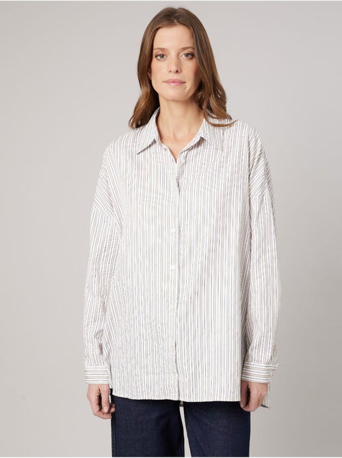 Chemise rayée femme avec strass 'deeluxe' - Kiabi