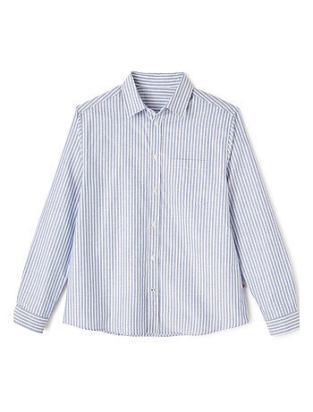 Chemise rayée Oxford. - Damart
