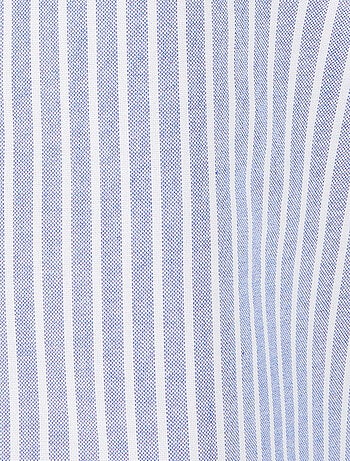 Chemise rayée Oxford toile pur coton - Damart