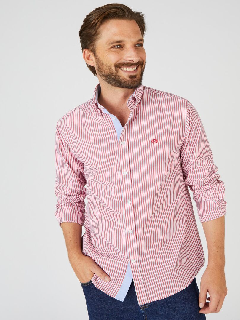 Petite Chemise Ajustée Noire À Rayures Et Manches Longues | Petite | PLT FR
