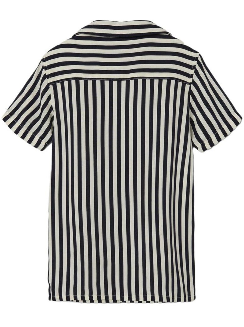 Chemise Rayures Garçon Name it Noir - Kiabi