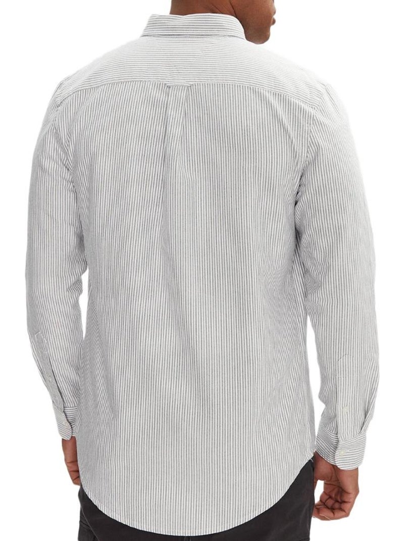 Chemise Rayures Homme Tommy Hilfiger Gris Argenté - Kiabi