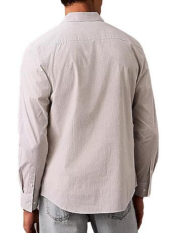 Chemise Rayures Slim Homme Calvin Klein Jeans Stripe Stret