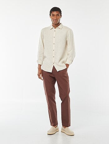 Chemise regular en lin