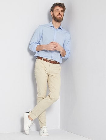 Chemise regular en popeline