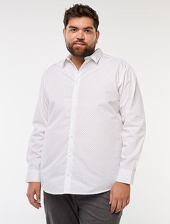 Chemise regular fit / coupe droite à motif