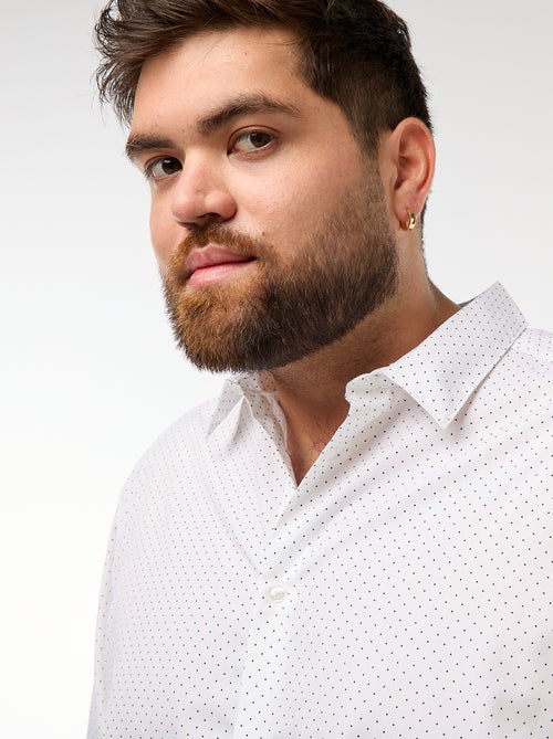 Chemise regular fit / coupe droite à motif - Kiabi Chemise regular fit / coupe droite à motif - Kiabi