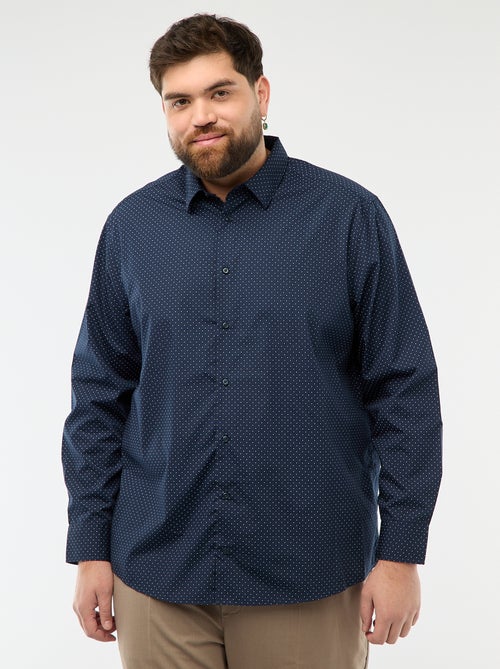Chemise regular fit / coupe droite à motif - Kiabi