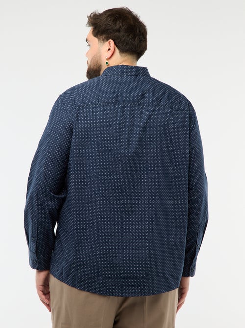 Chemise regular fit / coupe droite à motif - Kiabi