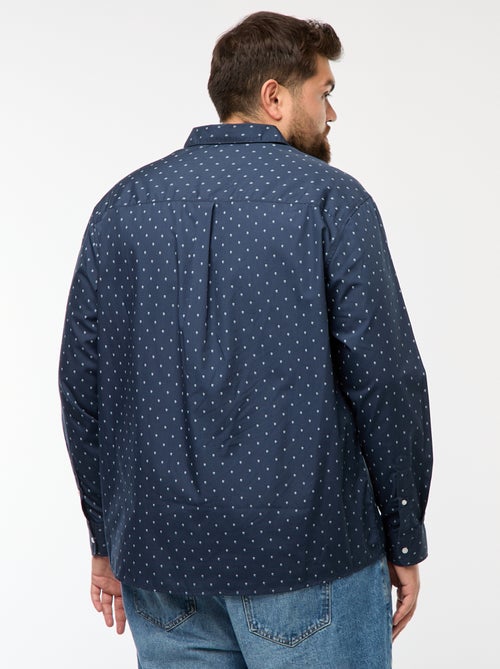 Chemise regular fit / coupe droite à motif - Kiabi