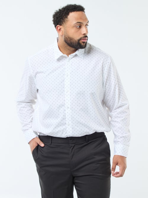 Chemise regular fit imprimée - Kiabi