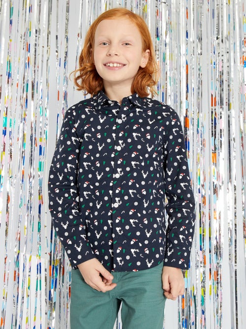 Chemise regular fit 'Noël' - Kiabi