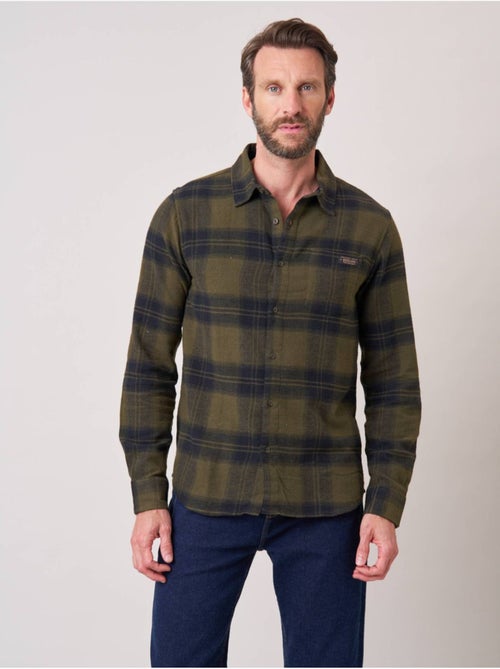 Chemise regular homme à carreaux en 100% coton 'Deeluxe' - Kiabi