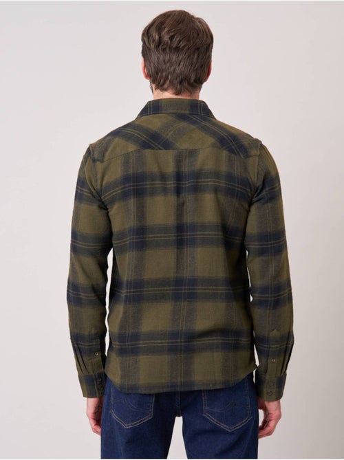 Chemise regular homme à carreaux en 100% coton 'Deeluxe' - Kiabi