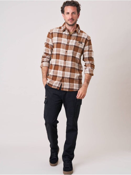 Chemise regular homme à carreaux en 100% coton 'Deeluxe' - Kiabi
