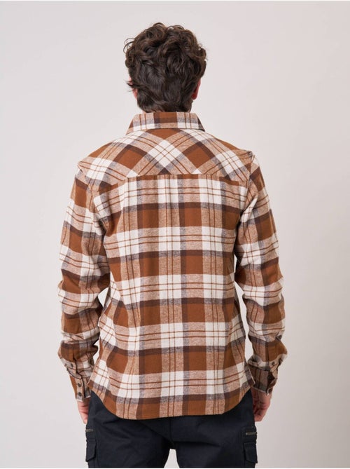 Chemise regular homme à carreaux en 100% coton 'Deeluxe' - Kiabi