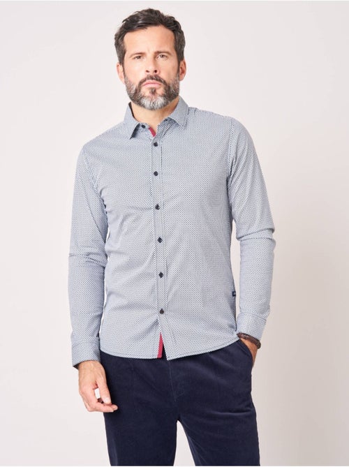 Chemise regular homme en coton imprimée 'Deeluxe' - Kiabi