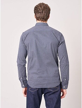 Chemise regular homme motif géométrique 'Deeluxe'