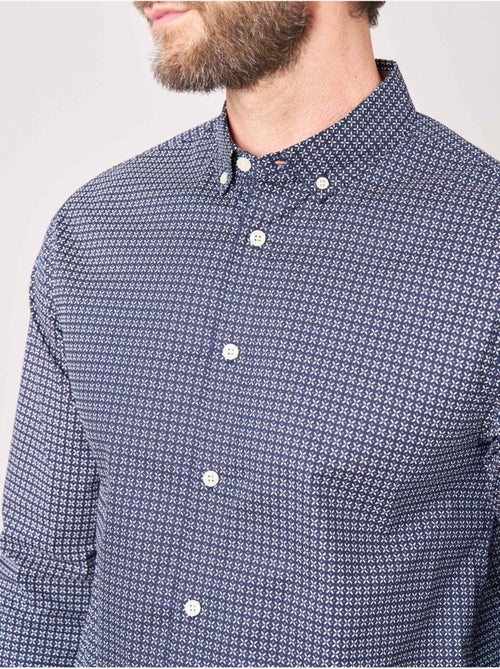 Chemise regular homme motif géométrique 'Deeluxe' - Kiabi