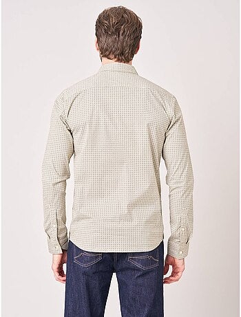 Chemise regular homme motif géométrique 'Deeluxe'
