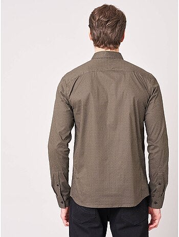 Chemise regular homme motif géométrique 'Deeluxe'