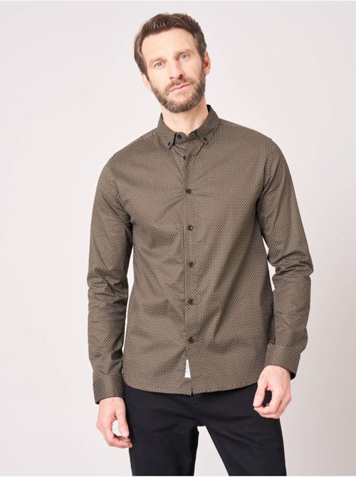 Chemise regular homme motif géométrique 'Deeluxe' - Kiabi