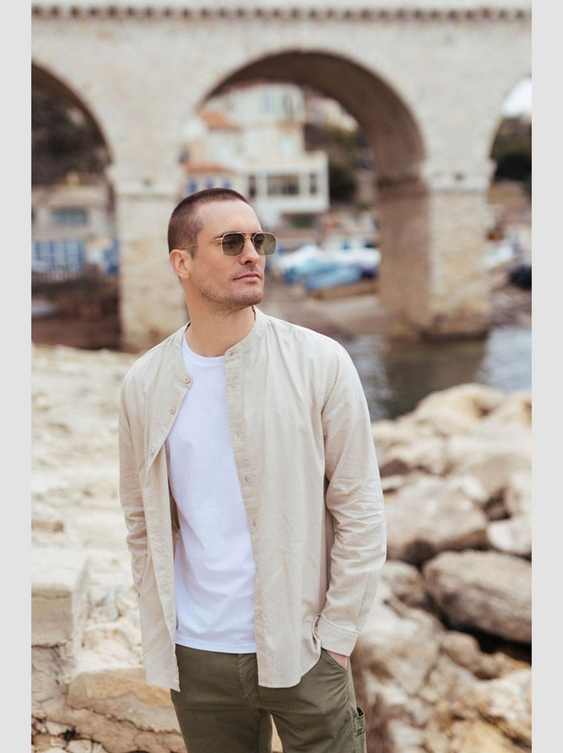 Chemise RELIS 'Le Temps Des Cerises' Beige - Kiabi