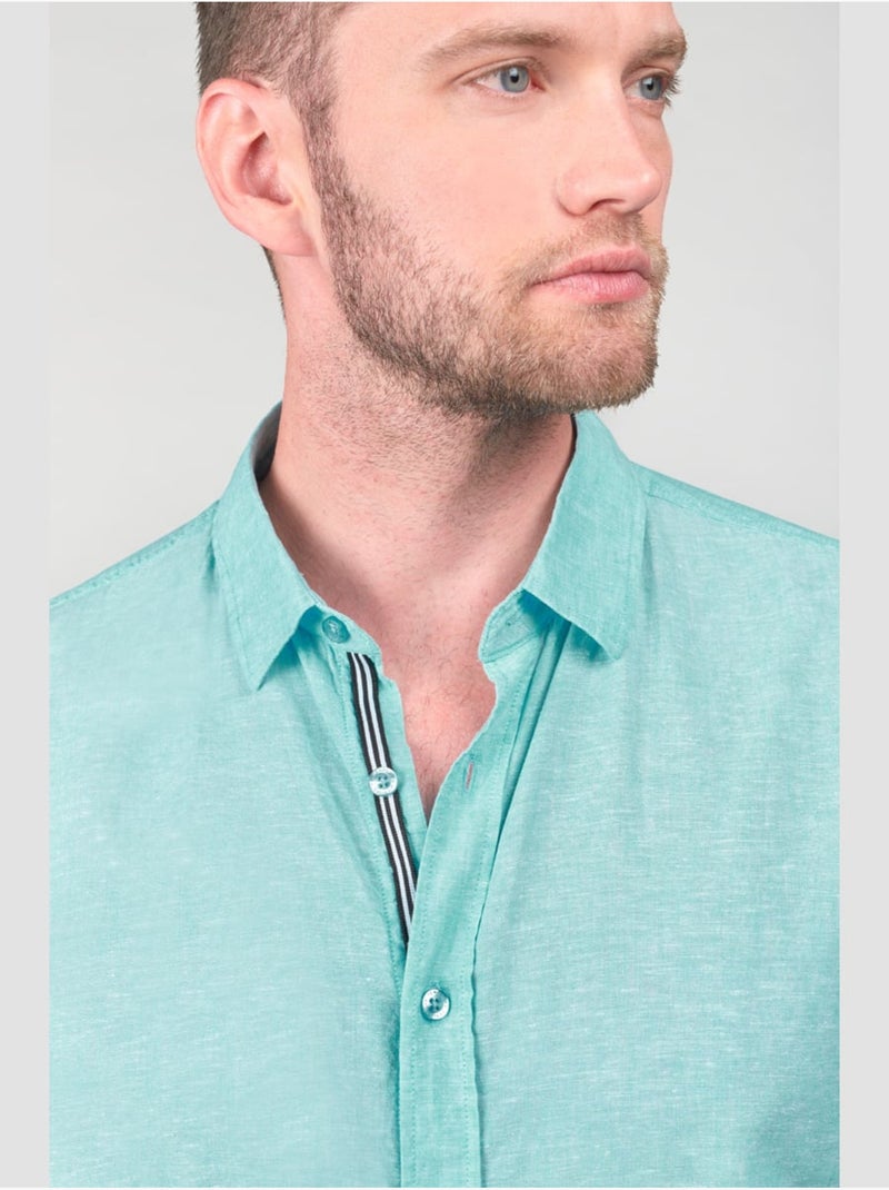 Chemise rodes 'le temps des cerises' Bleu - Kiabi