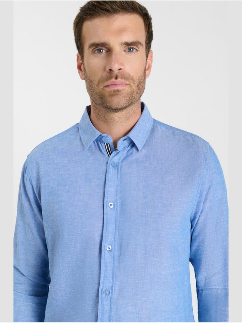 Chemise RODES 'Le Temps Des Cerises' Bleu - Kiabi