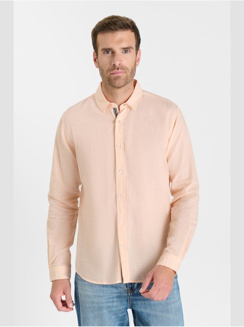 Chemise RODES 'Le Temps Des Cerises' Orange - Kiabi