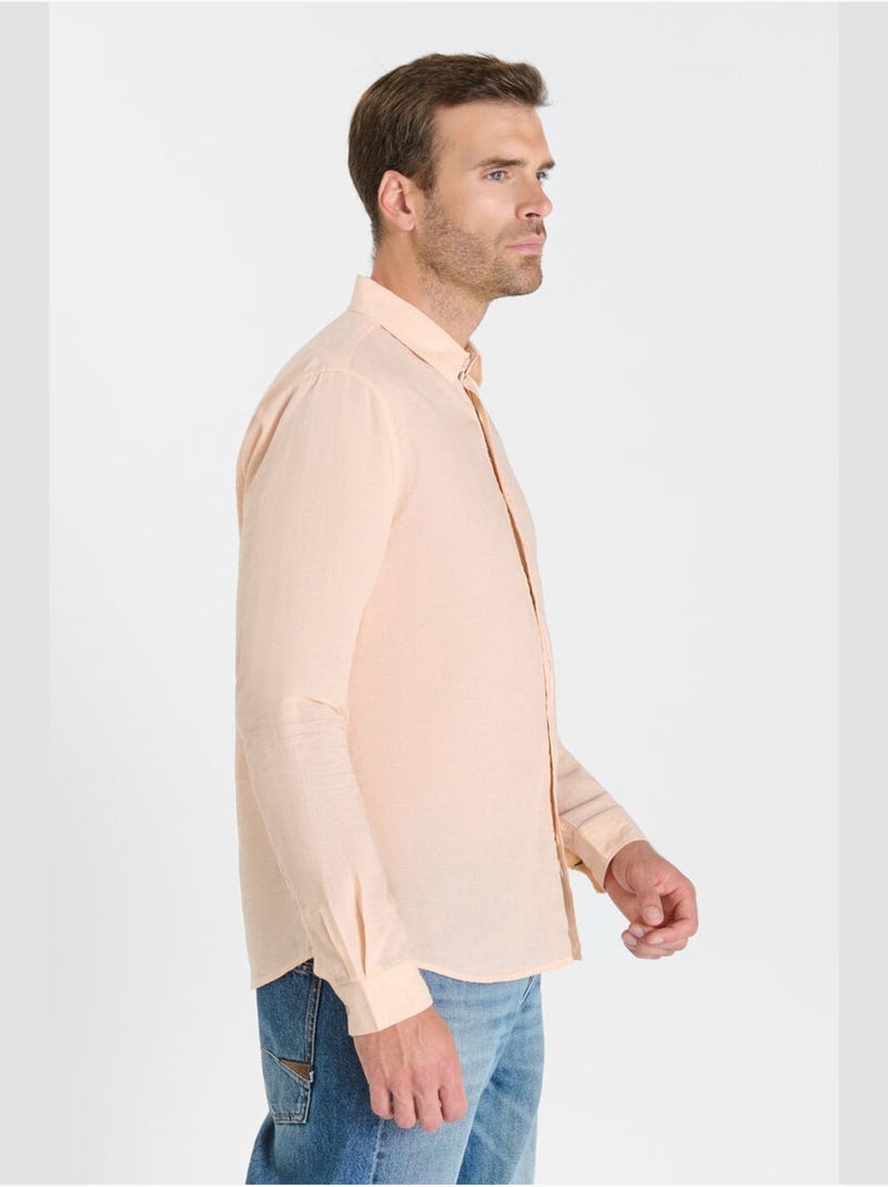 Chemise RODES 'Le Temps Des Cerises' Orange - Kiabi
