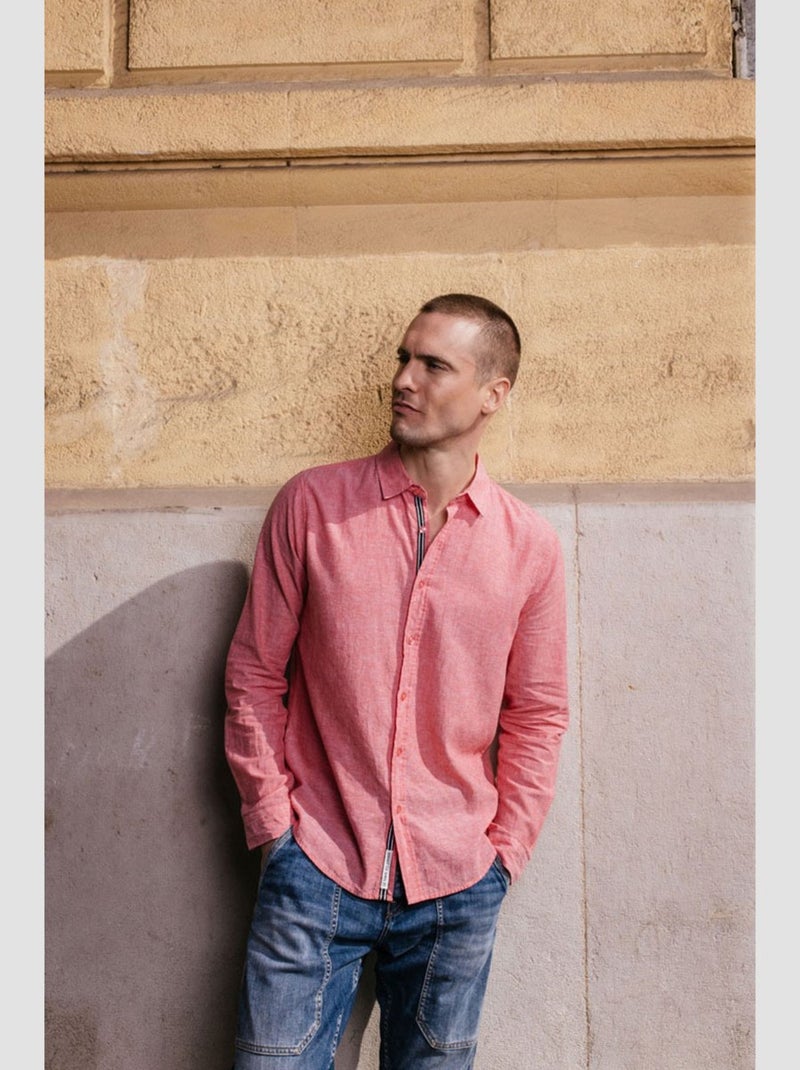 Chemise RODES 'Le Temps Des Cerises' Rose - Kiabi