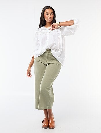 Chemise romantique en coton