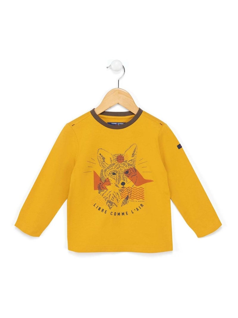 Chemise rose col montant Femme - Terre de Marins Jaune - Kiabi
