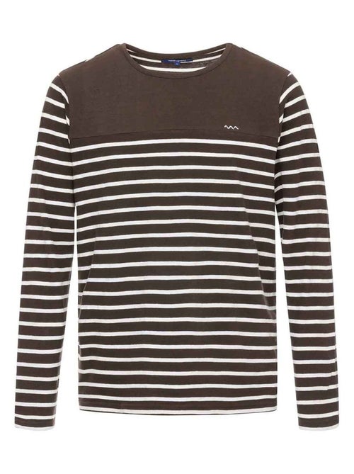Chemise rouille à carreaux Homme - Terre de Marins - Kiabi