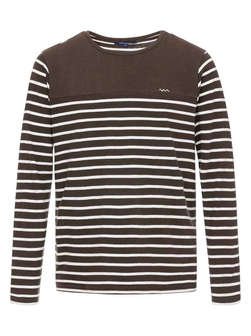Chemise rouille à carreaux Homme - Terre de Marins Marron - Kiabi