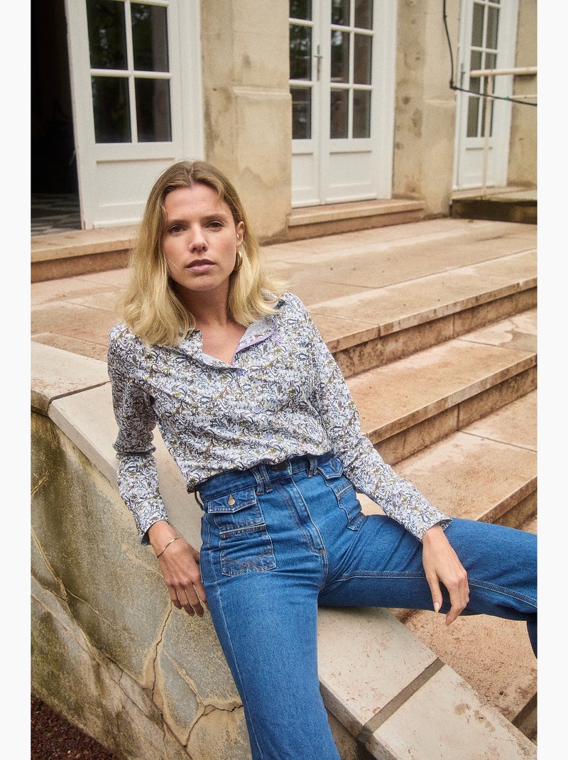 CHEMISE S HERITAGE LEAF Blanc - Kiabi
