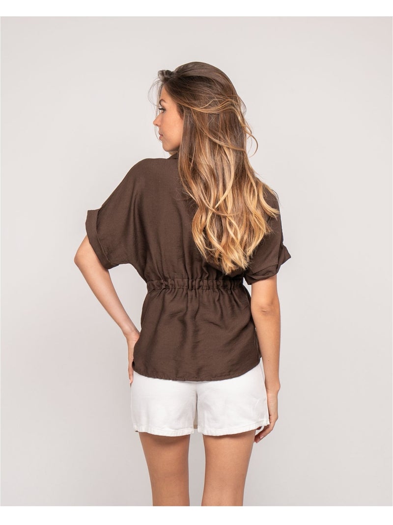 Chemise saharienne ORWIN Marron - Kiabi