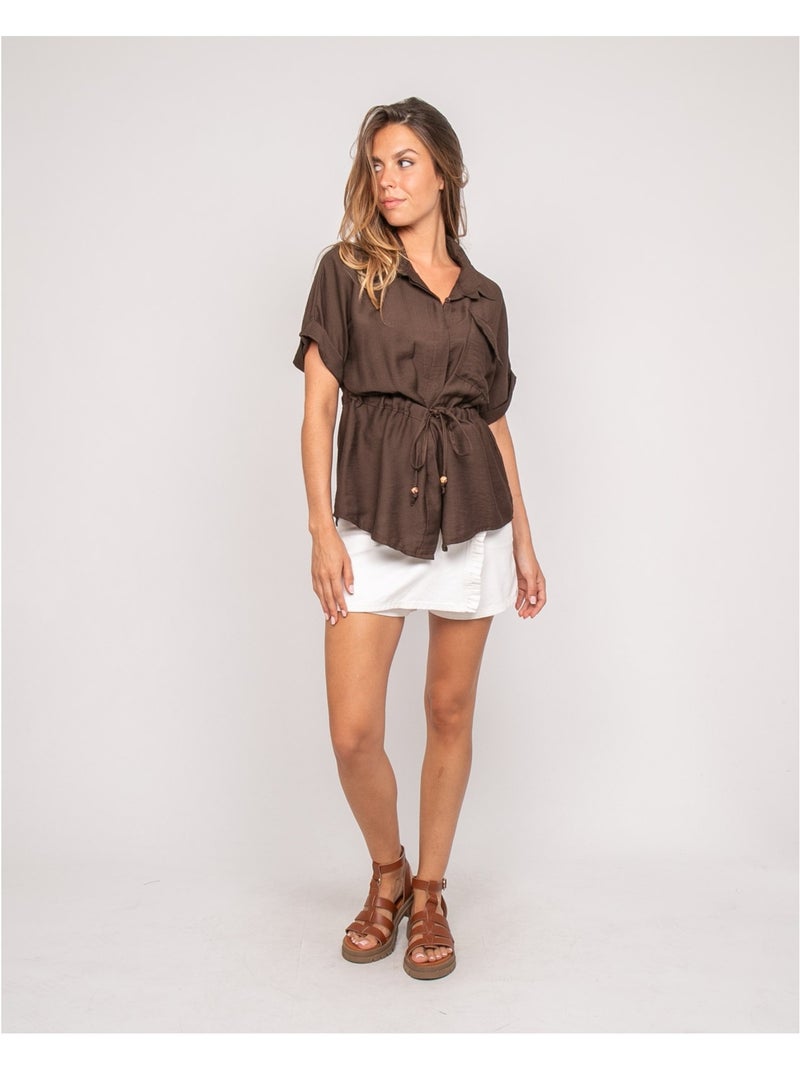 Chemise saharienne ORWIN Marron - Kiabi