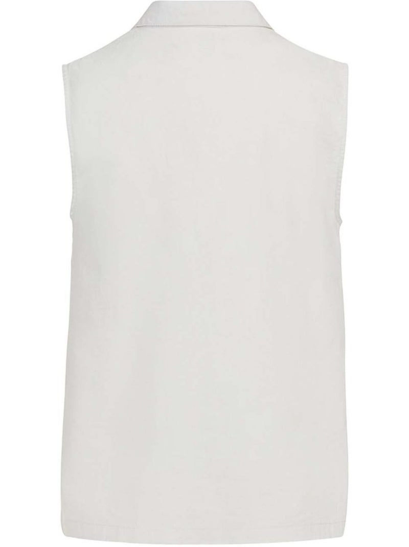 Chemise sans manches - Terre de Marins Blanc - Kiabi