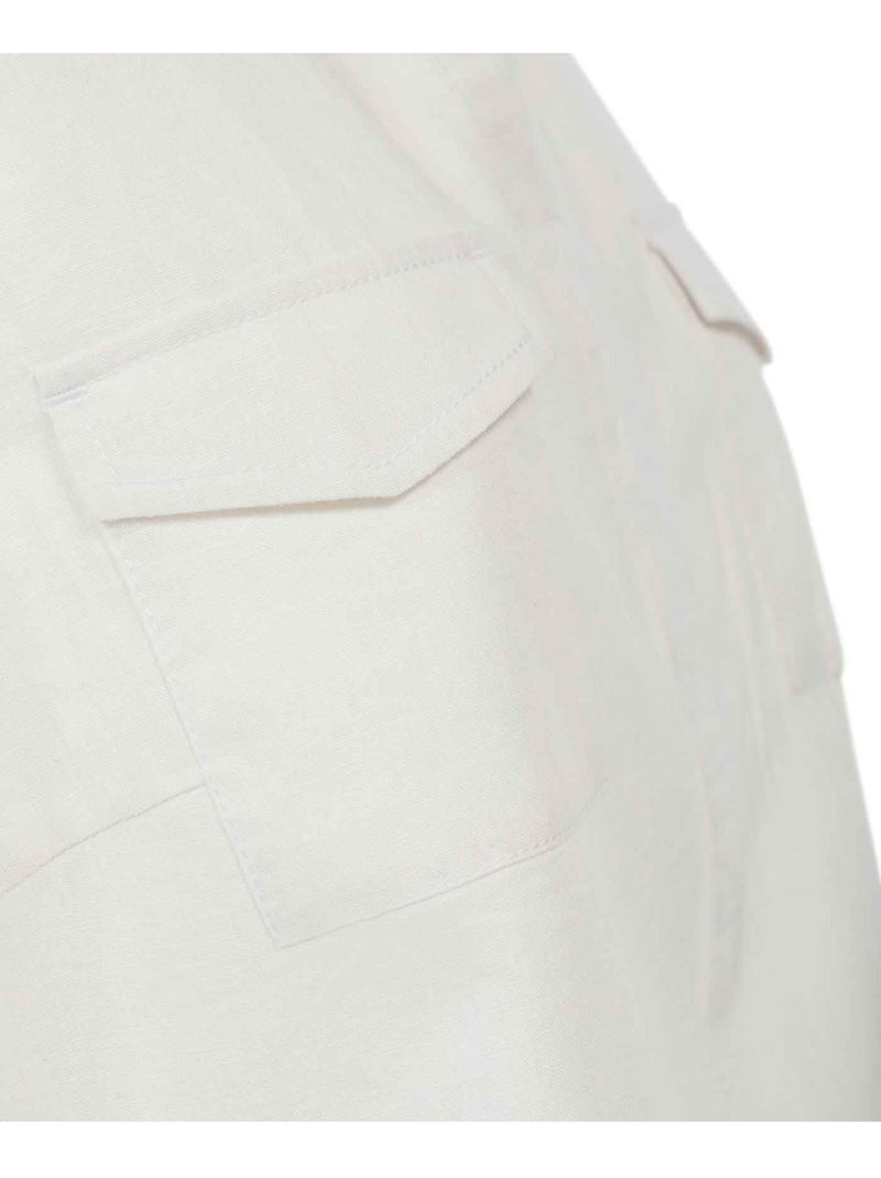 Chemise sans manches - Terre de Marins Blanc - Kiabi