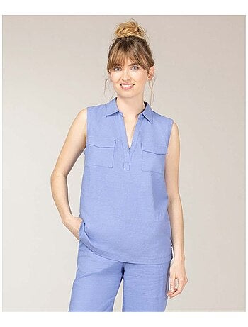 Chemise sans manches - Terre de Marins