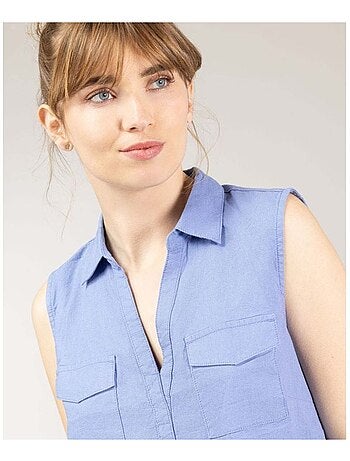 Chemise sans manches - Terre de Marins