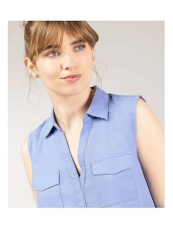Chemise sans manches - Terre de Marins