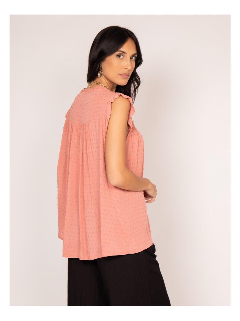 Chemise sans manches FLORIDA Rose - Kiabi