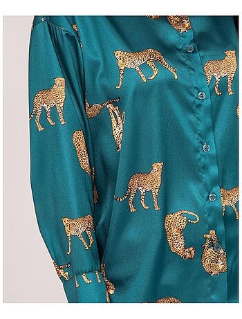 Chemise satin motifs ORACIO